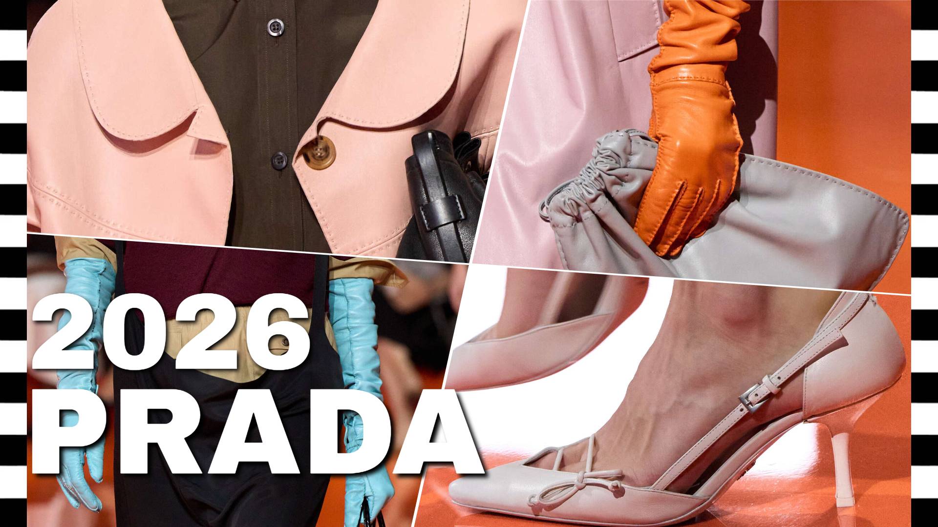 📍 PRADA - ДЕТАЛИ коллекции весна-лето 2026 крупным планом: сумки, обувь и украшения смотреть онлайн