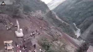 Обвалы и оползни в Китае.