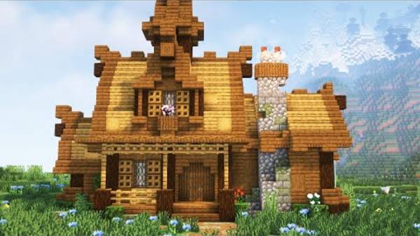 Дом картографа в майнкрафте.