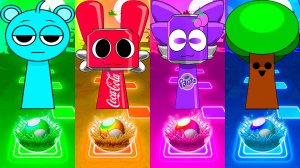 Coffin Dance Спрунки 120 уровень - Мультики про Спрунке | МУЛЬТФИЛЬМЫ SPRUNKI в Tiles Hop