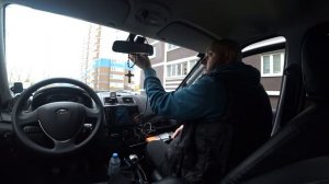 Новый видеорегистратор в новую Лада Гранта