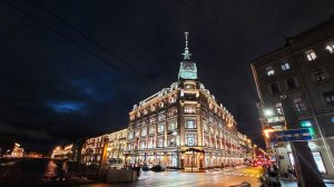 Ночная прогулка от Красного моста до Синего и Исаакиевской площади 👉 волшебство Петербурга