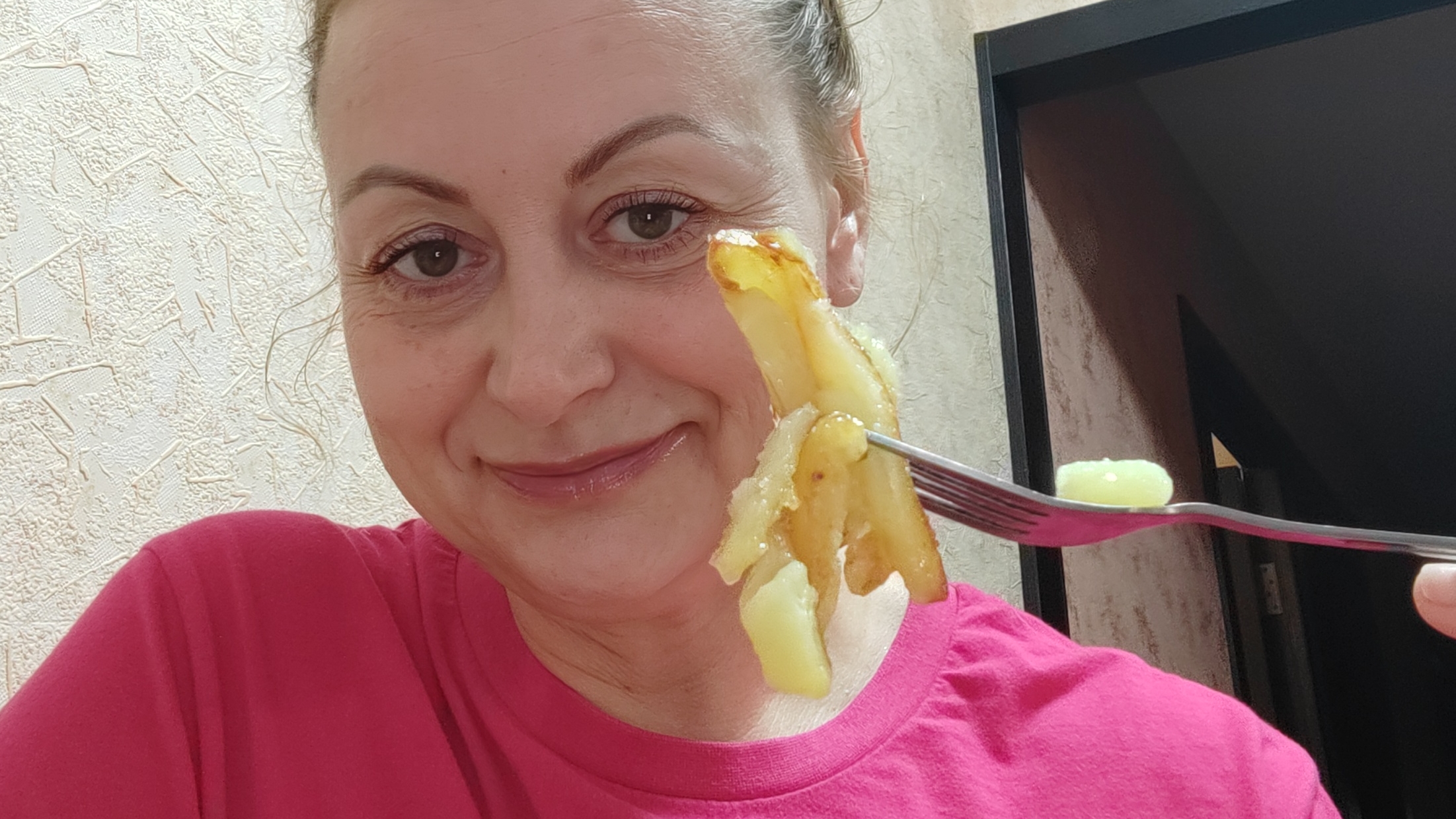 Мукбанг #мокпан Жареная картошка и соленья смотреть онлайн