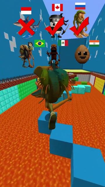 Итальянский Брейнрот ПРОТИВ Опасного Паркура с Лавой 4 #shorts #minecraft смотреть онлайн