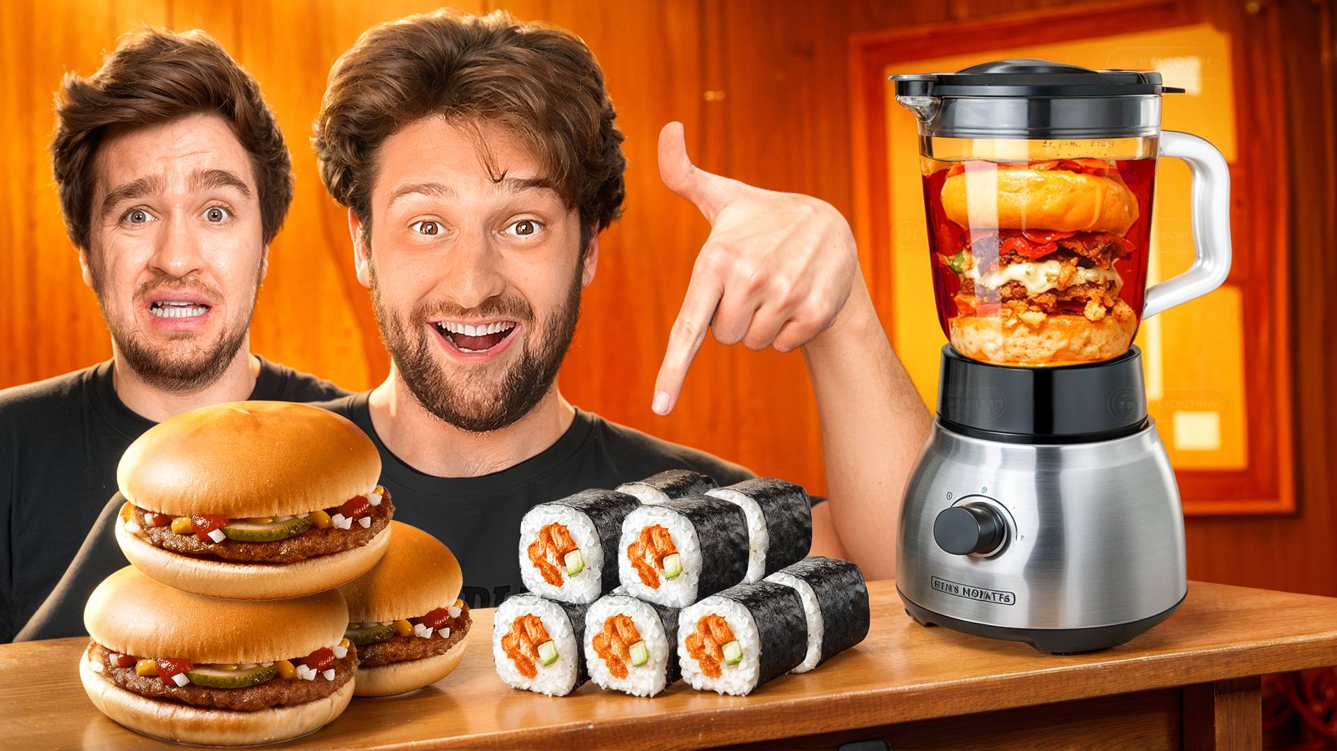 Рандомные коктейли из еды челлендж!