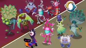 Все Мажорные против Минорных Паранормальных Монстров - My Singing Monsters (Мои Поющие Монстры, Msm)