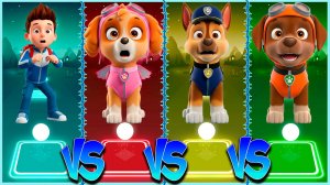 Щенячий патруль: Райдер VS Скай VS Гончик VS Зума Coffin Dance в Tiles Hop lvl 9