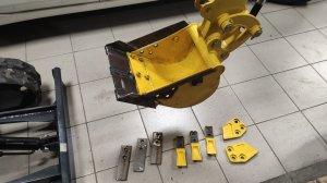 Мини экскаватор Rippa R-319 модернизация ковша.