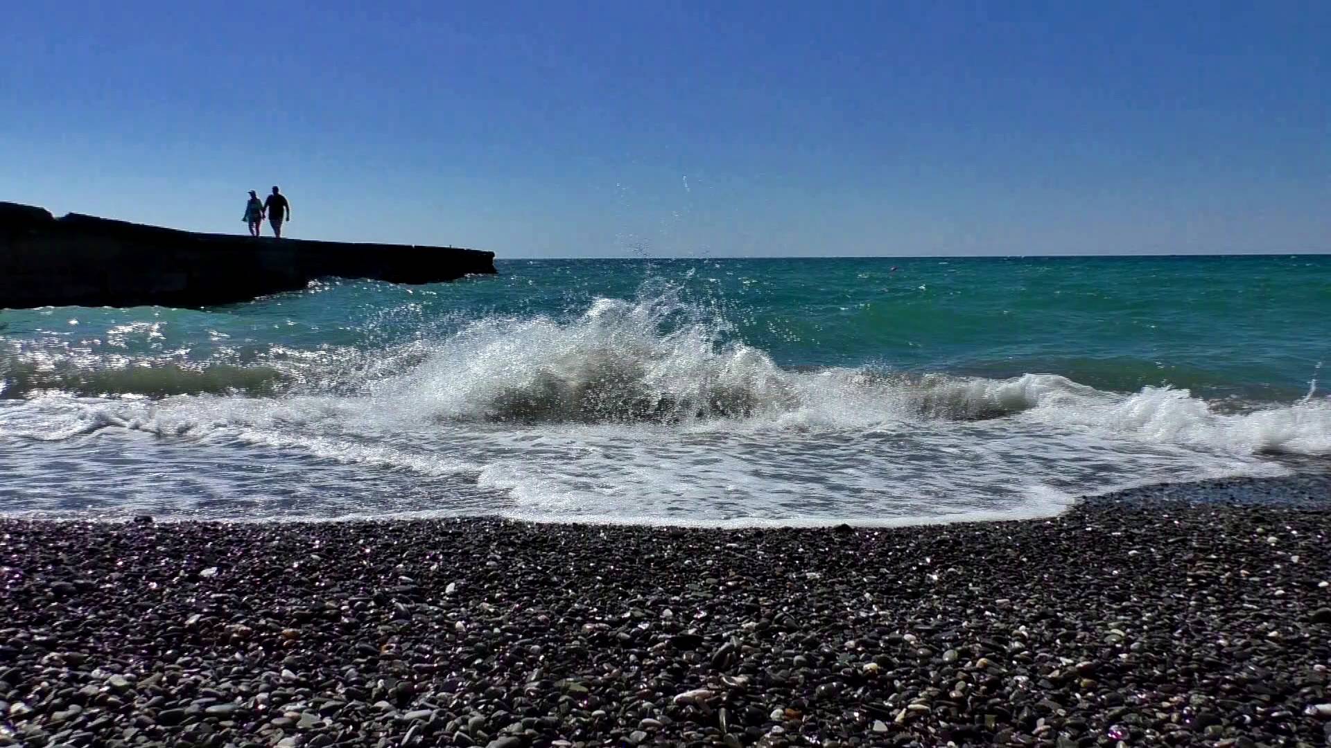 9 минут НАСЛАЖДЕНИЯ! Лечебное воздействие на мозг. Морские волны. Шум волн Чёрного моря. смотреть онлайн