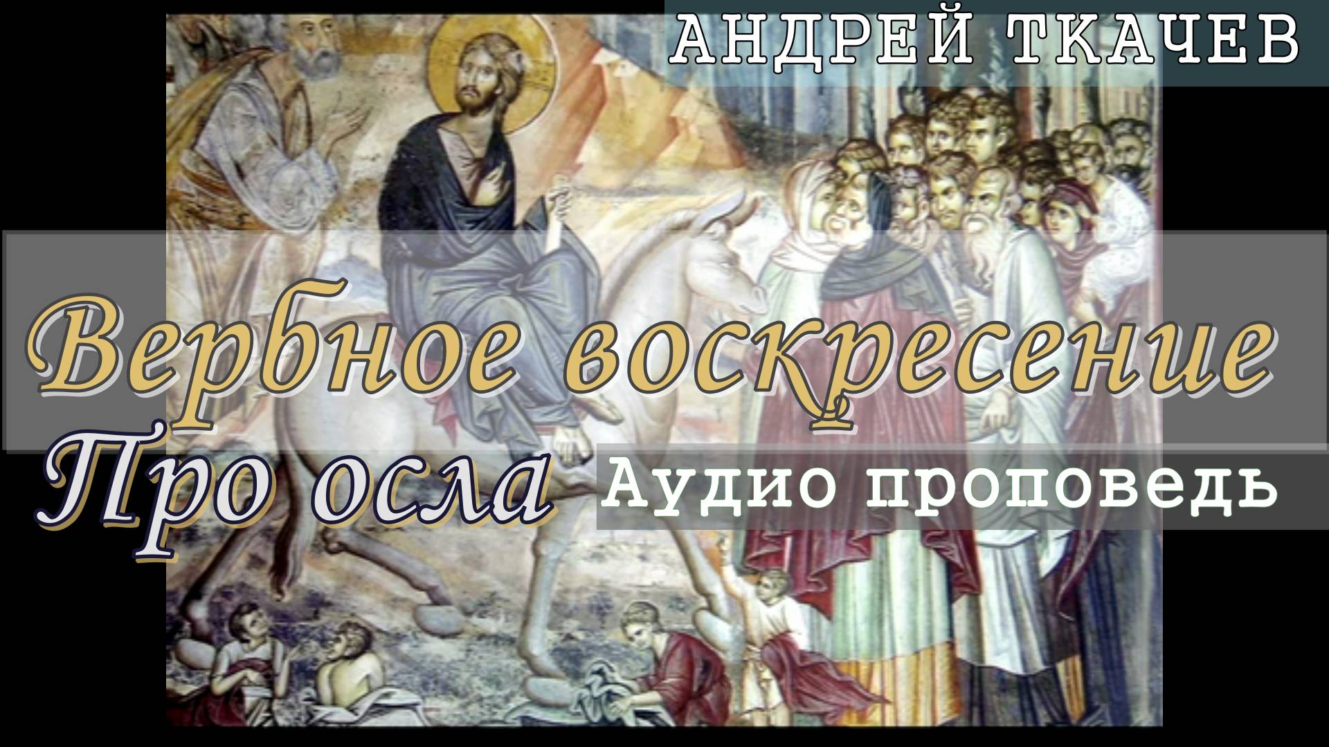 Вербное воскресение. Про осла. (АУДИО). Протоиерей Андрей Ткачев 2017 год.