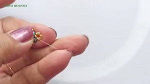 Серьги с кубовидными кристаллами от Nidhi Surana