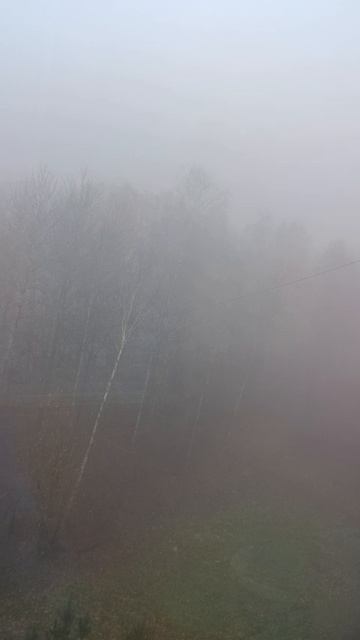 Утро 2 ноября ,в Калуге началось с густого ТУМАНА ...