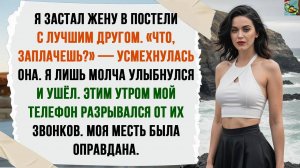 ЗАСТАЛ ЖЕНУ С ЛУЧШИМ ДРУГОМ ЕЁ НАСМЕШКА ЗАПЛАЧЕШЬ МОЙ ОТВЕТ ЛИШЬ УЛЫБКА