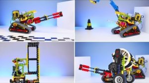 Полоса препятствий для роботов LEGO. Стрельба, огонь и уклонение от ловушек