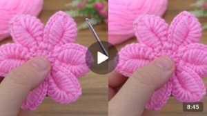 Шикарный цветочек крючком😍 #все_в_жизни_связано #вязаниекрючком #всевжизнисвязано