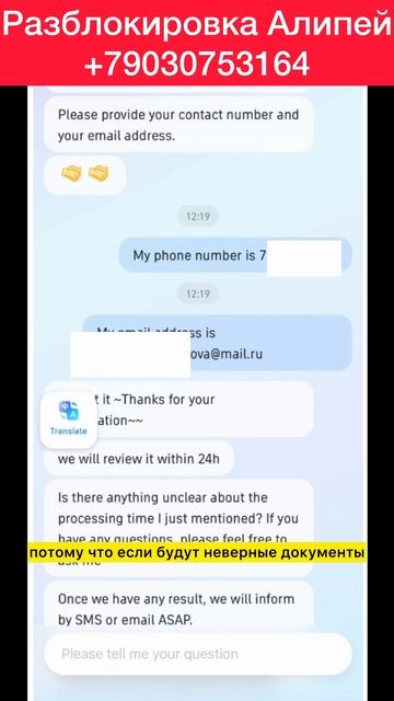 Общаемся с поддержкой Алипей смотреть онлайн