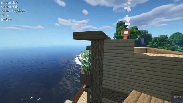 Minecraft Tutorial - How to Build a Boat House #1 смотреть онлайн