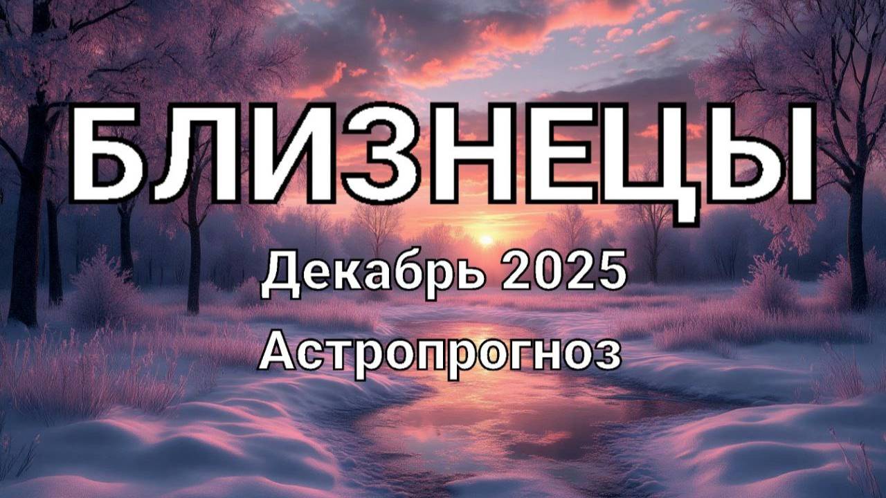 БЛИЗНЕЦЫ. Декабрь 2025 год. Астропрогноз смотреть онлайн