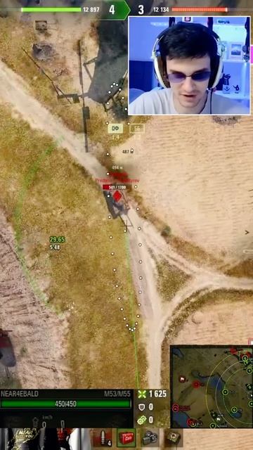 НИР НА АРТЕ В ТОП-1 ПО УРОНУ #nearyou #wot #миртанков #нир #shorts смотреть онлайн