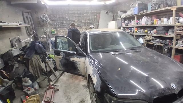 BMW 735i E66 покраска кузова, шпатлевка,грунтовка,обработка,правка,ремонт кузова,покрасить автомоби