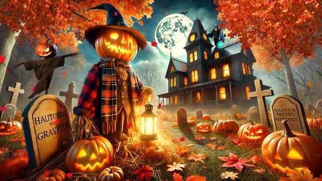 Autumn Village Halloween Ambience Eerie Halloween Sounds Haunted Halloween Background Music