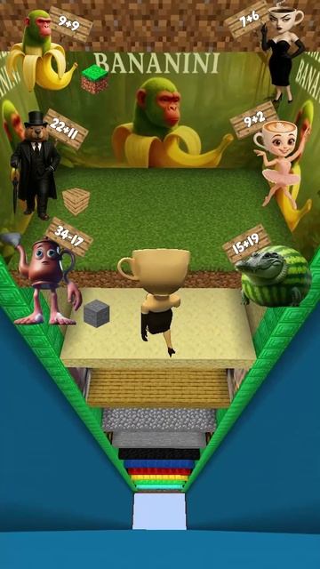 Итальянский Брейнрот ПРОТИВ игра в кальмара! Небесные прыжки в бездну Часть 12 #minecraft смотреть онлайн