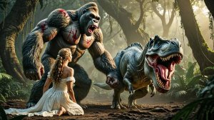 Кинг-Конг против Ти-Рекса: Доисторическая битва с динозаврами