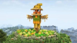 Пугало в майнкрафте.