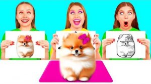 Кто Лучше Нарисует Предмет, Получит Его | Смешные Челленджи с Едой от TeamTeen Challenge