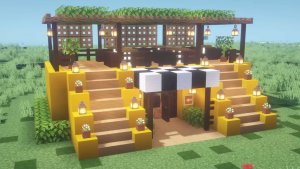 Майнкрафт как построить КАФЕ #майнкрафт #постройки гайд красивый дом мультики майн