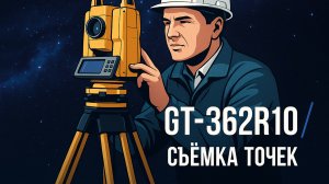 GT-362R10 — работа в поле и интерфейс съёмки точек