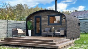 ТОПовый проект бани 2025 года! Квадро хаус с террасой из лиственницы под ключ.