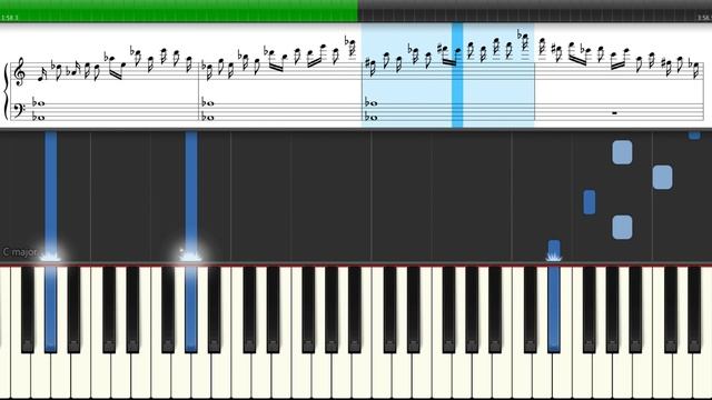 Лунная соната Beethoven на синтезаторе
