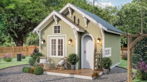 Невероятный дом 5x6 м всего 30 м²! 🤯 Каменный коттедж с умной планировкой