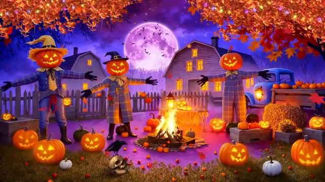 Autumn Haunted Farm Halloween Ambience Spooky Halloween Music Halloween Background Music