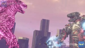 Сверх заряженный Годзилла vs Меха Годзилла | часть 5 (перезалив с Ютуба)