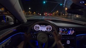 Bantley Flying Spur V8 First Edition 2021 POV NIGHT DRIVE
