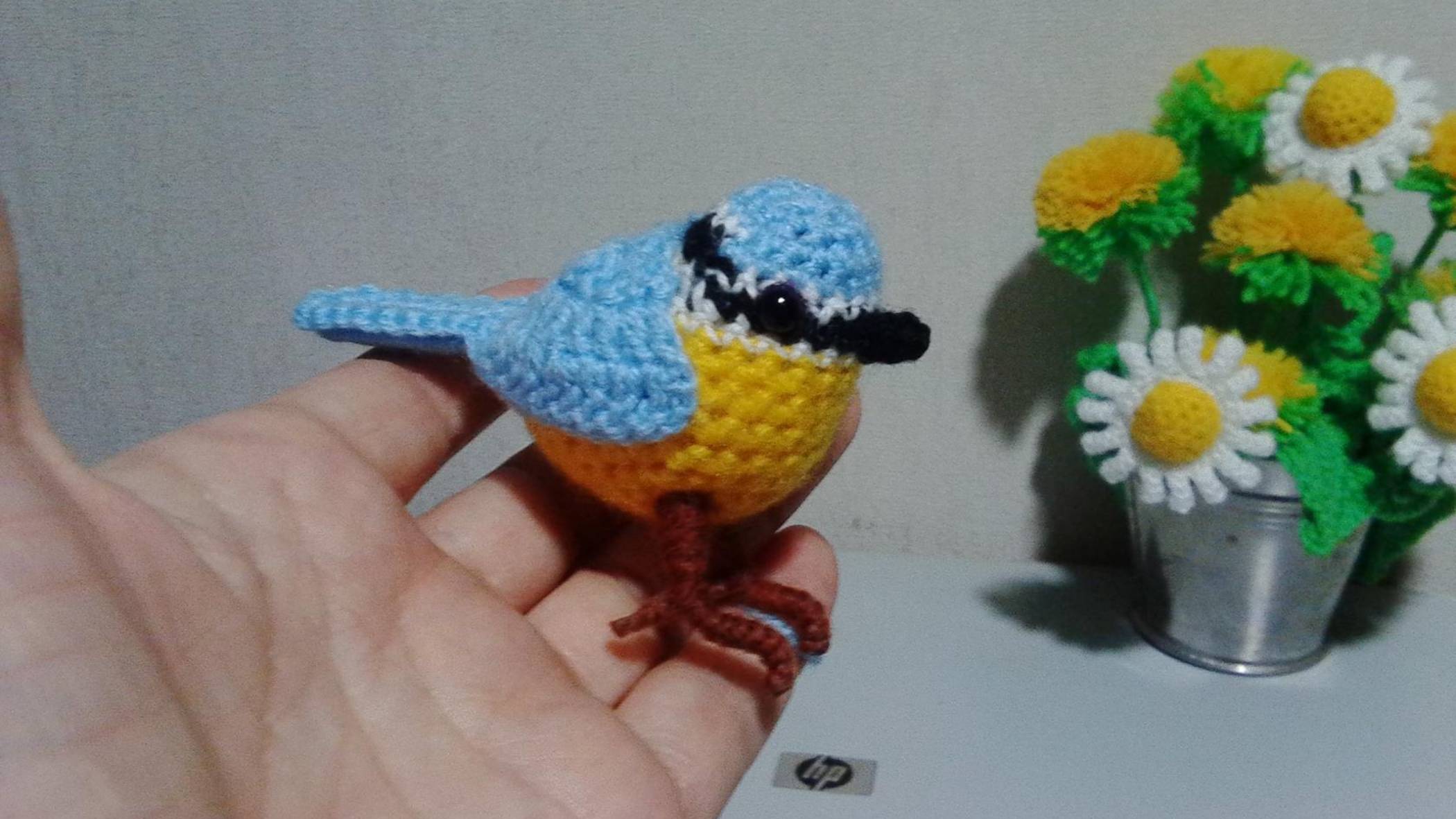 Птичка-синичка. Birdie tit. Amigurumi. Crochet. Амигуруми. Игрушки крючком. смотреть онлайн
