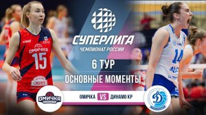 Омичка - Динамо Краснодар | 6 тур | Основные моменты | Суперлига 2025-2026