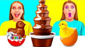 Шоколадный Фонтан Челлендж | Битвы с Едой c TeamTeen Challenge