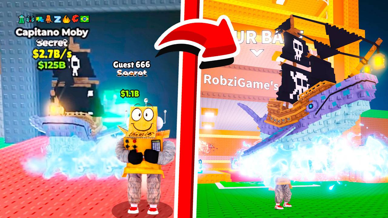 😱ПЕРВЫЙ В МИРЕ ПОЛУЧИЛ Capitano Moby! ПОДПИСЧИК УКРАЛ Strawberry Elephant в Steal a Brainrot смотреть онлайн