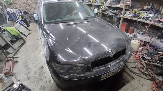BMW 735i E66 покраска кузова, шпатлевка,грунтовка,обработка,правка,ремонт кузова,покрасить автомобил