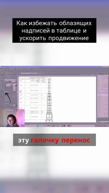 Как избежать облазящих надписей в таблице смотреть онлайн