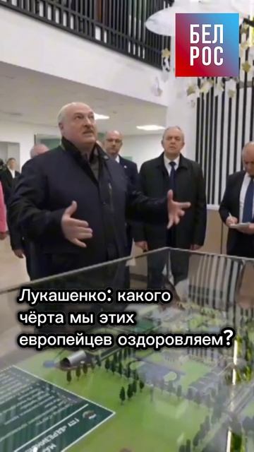 Лукашенко: какого чёрта мы этих европейцев оздоровляем? #shorts смотреть онлайн