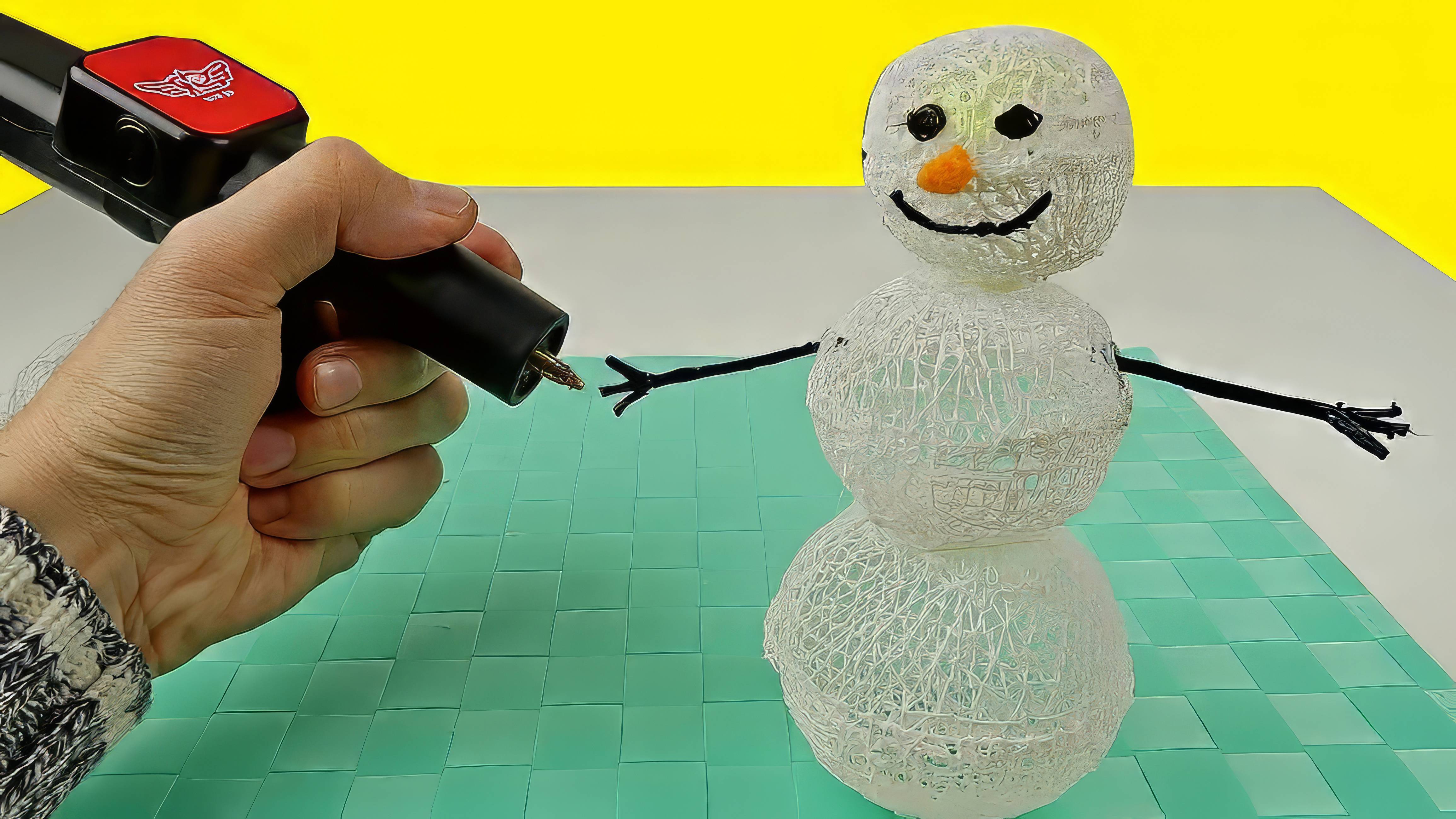 3D РУЧКА, РИСУЮ СНЕГОВИКА ⛄ alex boyko смотреть онлайн