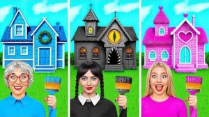 Домики Одного Цвета Челлендж | Сумасшедший Челлендж от Candy DO