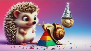 Ёжик и пирамидка