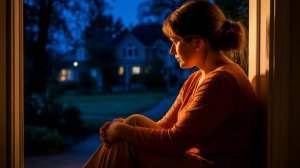 А в доме не спит одна только мама...