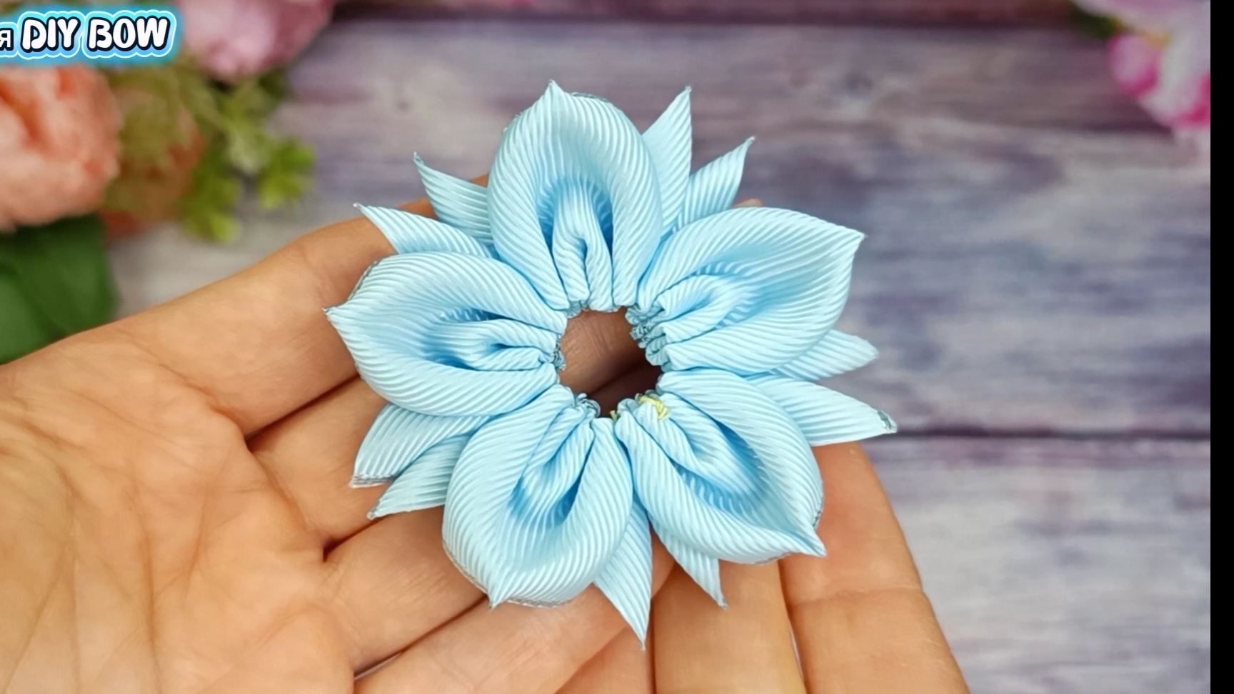 НОВОГОДНИЕ БАНТИКИ ❄️из репсовых лент. смотреть онлайн