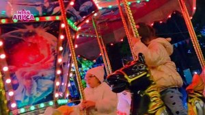 🤍♥️🩷 Алиса и Маша катаются на каруселях, КОЛЕСО ОБОЗРЕНИЯ🎡 СОБАЧКИ🐶ЛОШАДКИ🎠 ГУСЕНИЦА🐛И ГРИБОЧЕ